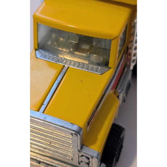 Vintage Metal Nylint Yellow Dump Truck 8" Dongkook Korea Rockford IL USA - Picture 9 of 10